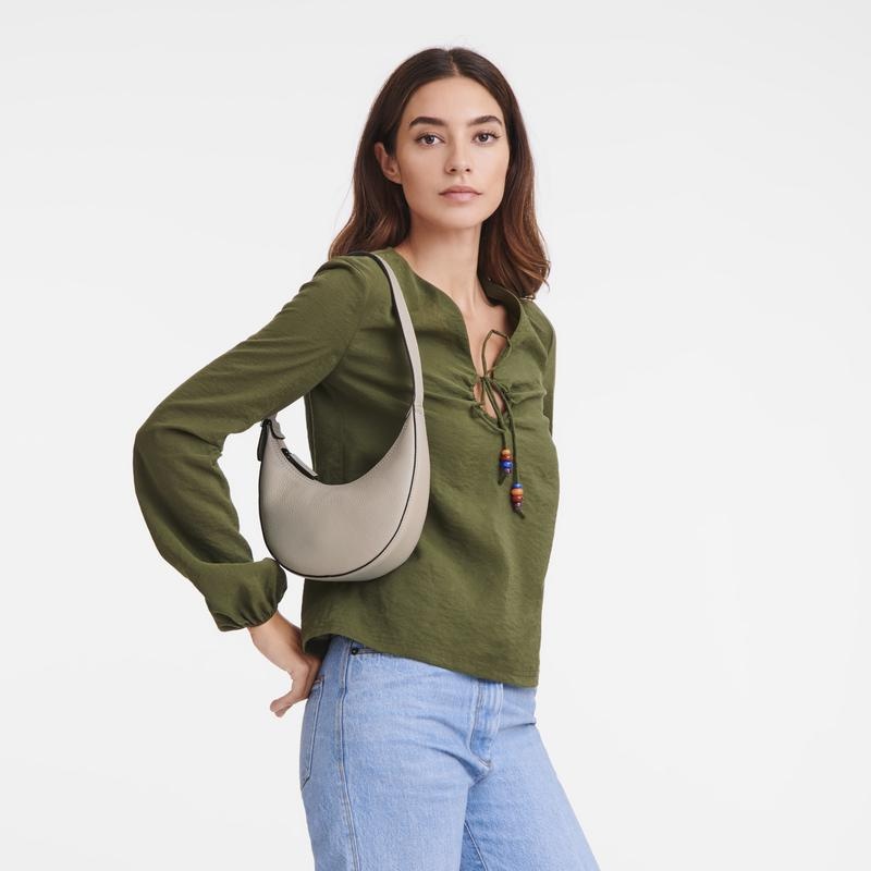 Longchamp Roseau Essential S Hobo Tasche Damen Grau | 3815-TBYZH