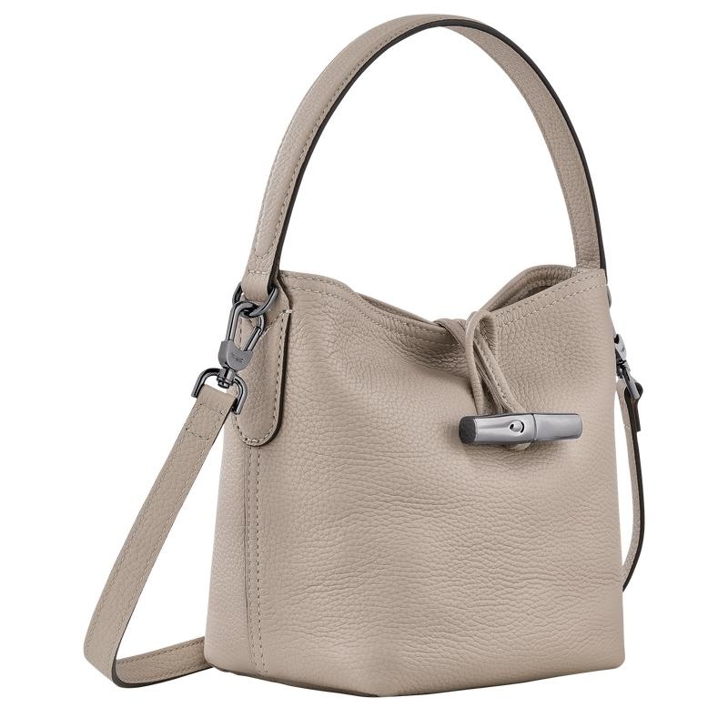 Longchamp Roseau Essential XS Bucket Tasche Damen Grau | 3954-PONXZ