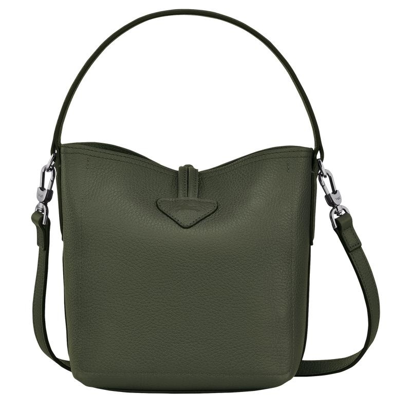 Longchamp Roseau Essential XS Bucket Tasche Damen Khaki | 0275-DXYGK