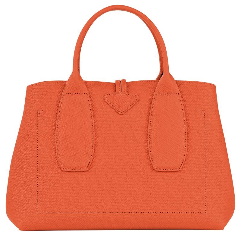 Longchamp Roseau M Handtasche Damen Orange | 6841-SFDGB