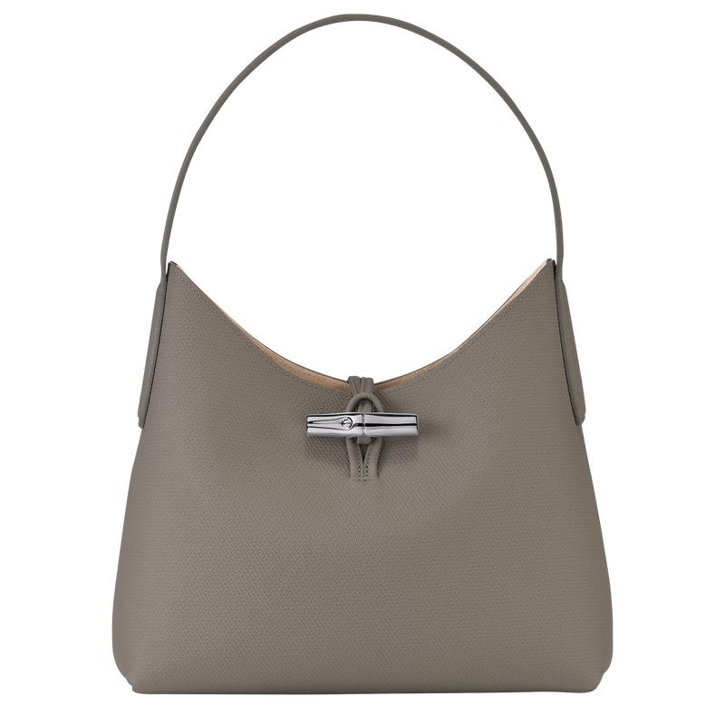 Longchamp Roseau M Hobo Tasche Damen Grau | 9438-TZVBI