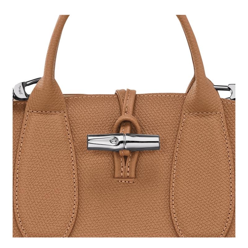 Longchamp Roseau S Handtasche Damen Braun | 0615-HWQCL