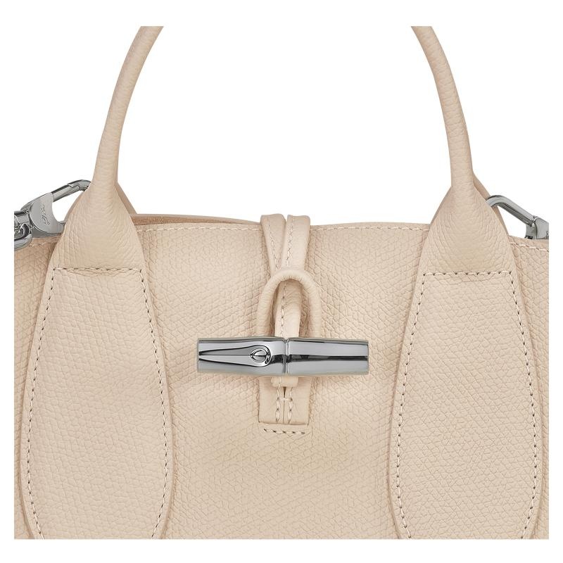 Longchamp Roseau S Handtasche Damen Weiß | 1893-VTLZC