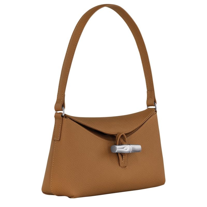 Longchamp Roseau S Hobo Tasche Damen Braun | 9345-RFKTZ