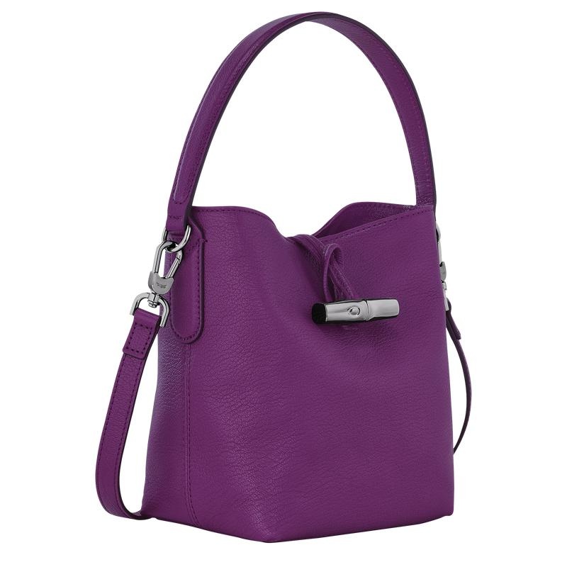 Longchamp Roseau XS Bucket Tasche Damen Lila | 4856-AQHUY