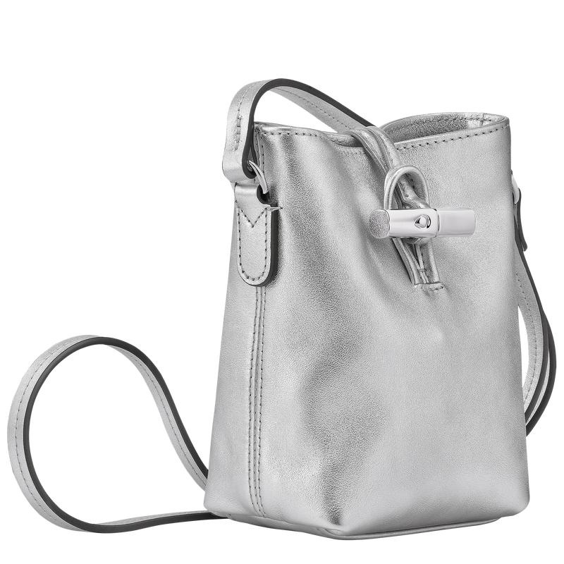 Longchamp Roseau XS Umhängetasche Damen Silber | 0815-HSEBA