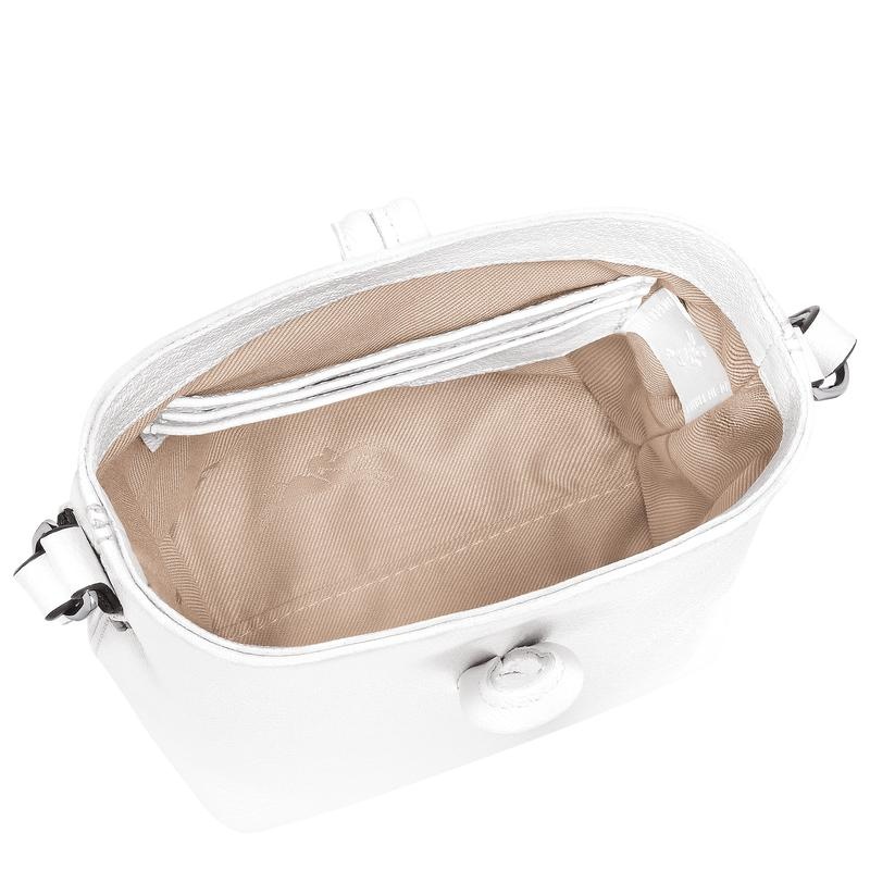 Longchamp Roseau XS Umhängetasche Damen Weiß | 8279-QJMHZ