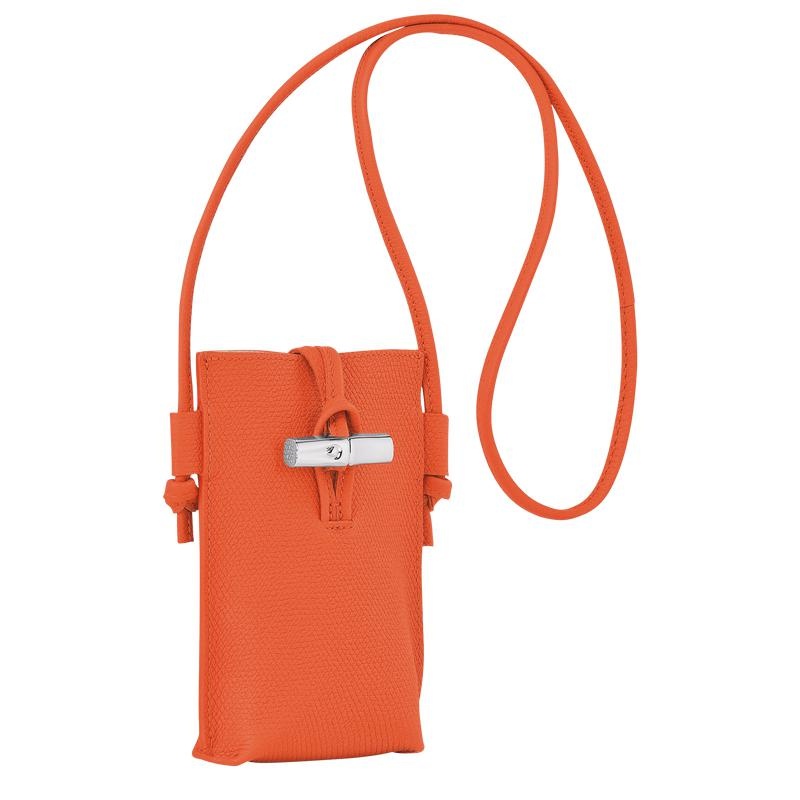 Longchamp Roseau with lace Handyhülle Damen Orange | 3894-EWOPA