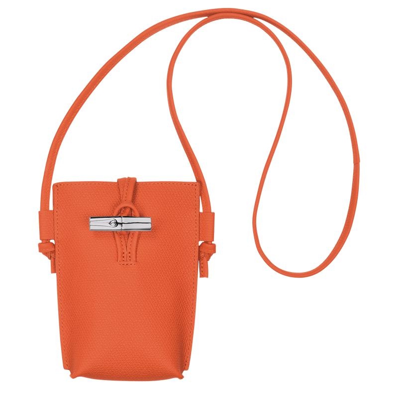 Longchamp Roseau with lace Handyhülle Damen Orange | 3894-EWOPA