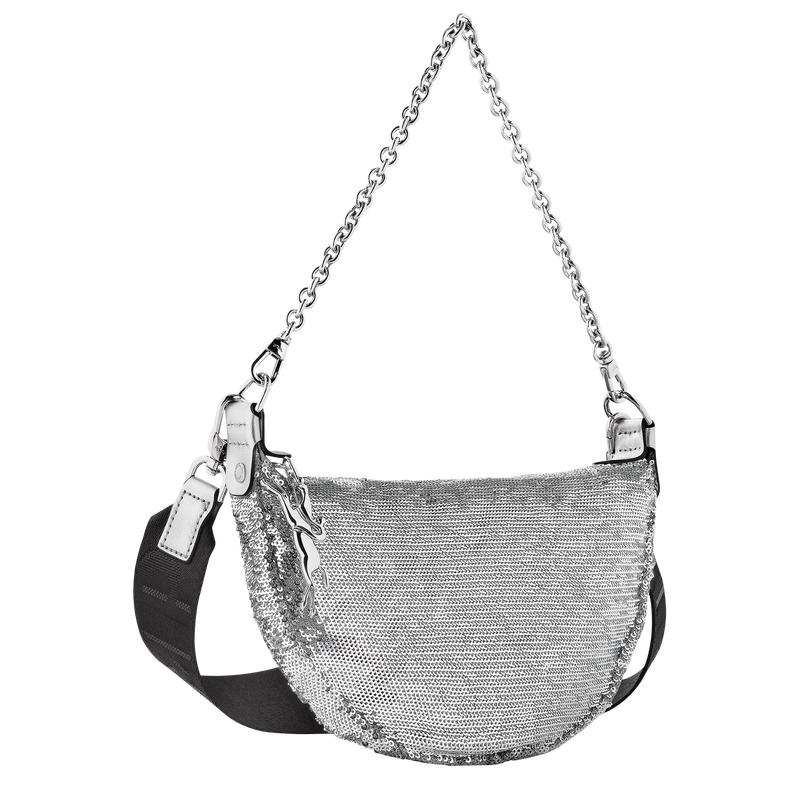 Longchamp Smile S Umhängetasche Damen Silber | 1638-IZFJG