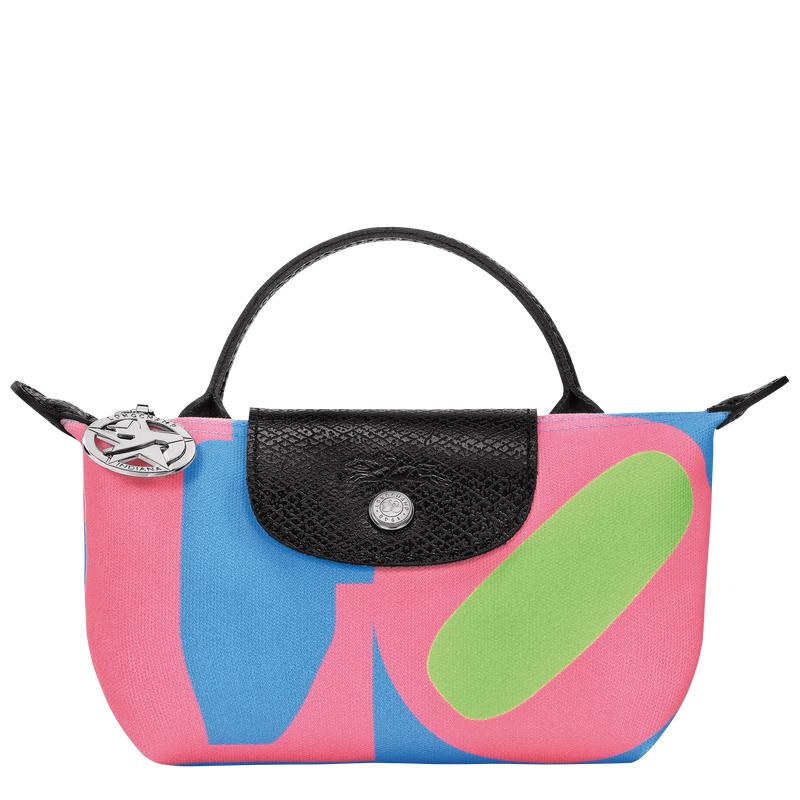 Longchamp x Robert Indiana Beuteltasche Damen Rosa | 9156-TJBSK