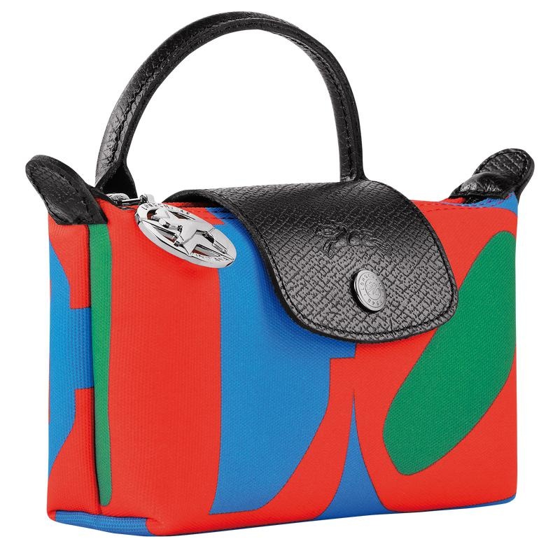 Longchamp x Robert Indiana Beuteltasche Damen Red/Navy | 9235-PYTQK