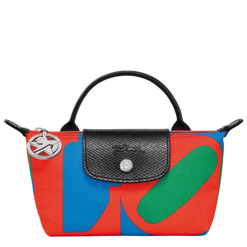 Longchamp x Robert Indiana Beuteltasche Damen Red/Navy | 9235-PYTQK