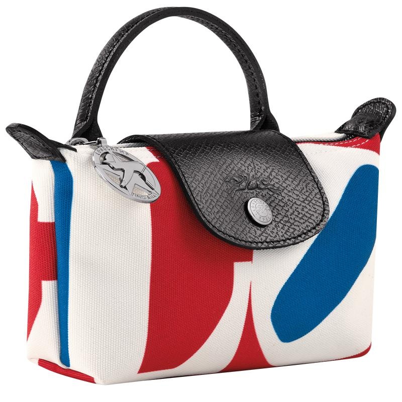 Longchamp x Robert Indiana Beuteltasche Damen Weiß | 4562-LHMTF