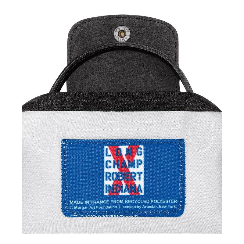 Longchamp x Robert Indiana Beuteltasche Damen Weiß | 4562-LHMTF