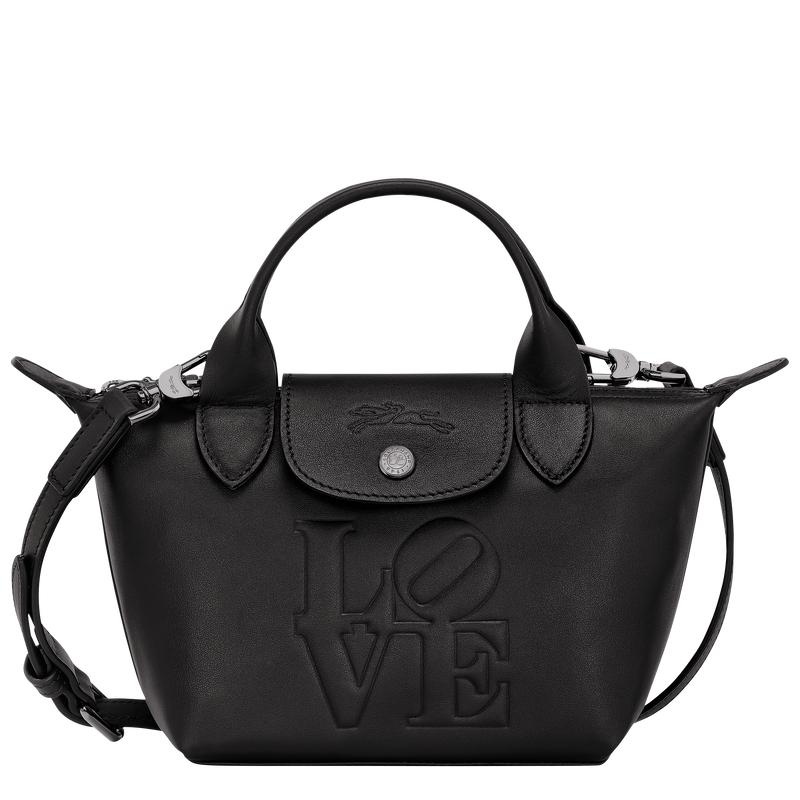 Longchamp x Robert Indiana XS Handtasche Damen Schwarz | 1246-UTOJC