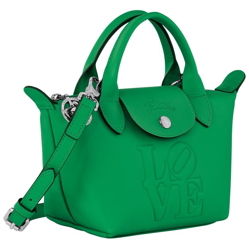 Longchamp x Robert Indiana XS Handtasche Damen Grün | 3759-TCLWK