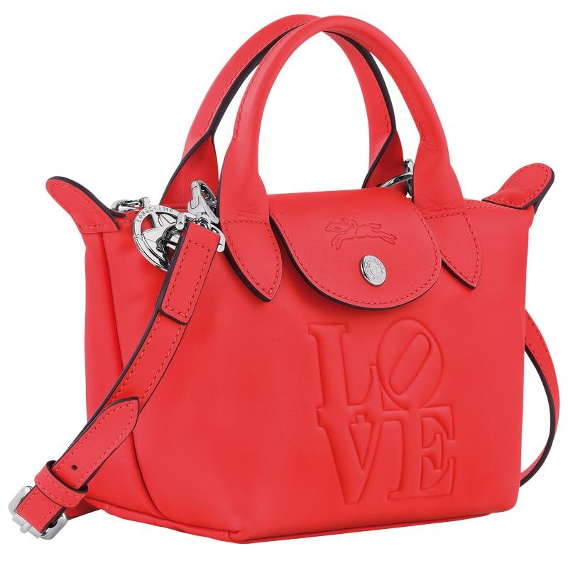 Longchamp x Robert Indiana XS Handtasche Damen Rot | 4310-MKJNQ