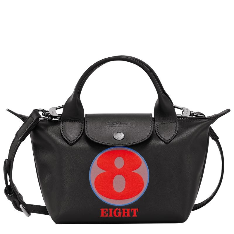 Longchamp x Robert Indiana XS Handtasche Herren Schwarz | 7605-GCHYK