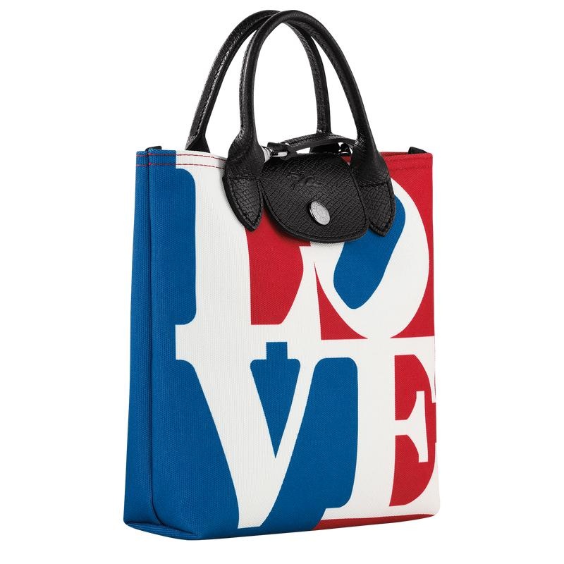 Longchamp x Robert Indiana XS Umhängetasche Damen Weiß | 5413-UGSOW