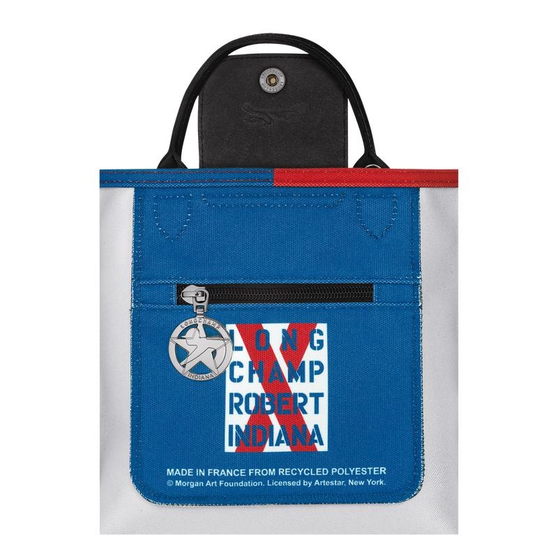 Longchamp x Robert Indiana XS Umhängetasche Damen Weiß | 5413-UGSOW